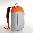 Рюкзак спортивный на молнии, TEXTURA, наружный карман, цвет бежевый/оранжевый - Фото 3