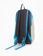 Рюкзак спортивный TEXTURA, на молнии, с карманом, размер 20×11×39 см, бежевый/голубой - Фото 9