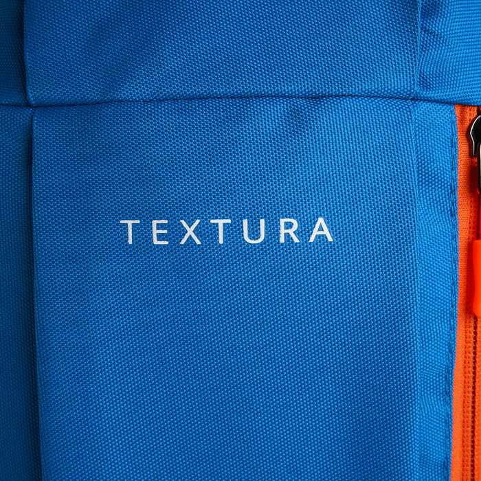 Рюкзак городской на молнии TEXTURA, наружный карман, цвет голубой