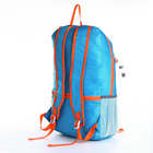 Рюкзак туристический 25л, складной, водонепроницаемый, на молнии, 4 кармана, цвет голубой - фото 9401892