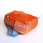 Рюкзак туристический 25л, складной, водонепроницаемый, на молнии, 4 кармана, цвет оранжевый - фото 9401905