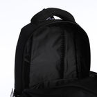 Рюкзак школьный на молнии, 5 карманов, цвет чёрный - Фото 6