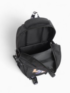 Рюкзак школьный на молнии, с карманами, принтом, размер 28×11×41 см, чёрный/сиреневый/розовый - фото 53613482