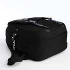 Рюкзак школьный на молнии, 5 карманов, цвет чёрный - Фото 5