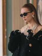 Бусы «Жемчуг» многоярусный 9 нитей, бусины №6, 14, цвет молочный в серебре, 70 см - Фото 3