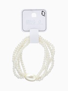 Браслет жемчуг «Империя», 5 нитей, бусины № 4, 14, цвет молочный - Фото 5