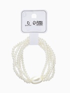 Браслет жемчуг «Империя», 5 нитей, бусины № 4, 14, цвет молочный - Фото 6