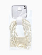 Браслет жемчуг «Империя», 5 нитей, бусины № 4, 14, цвет молочный - Фото 7