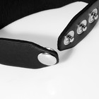 Браслет кожа «Япония» ниндзя листа, кольцо 18 размер, цвет серебряно-чёрный - фото 23797714