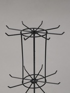 Вертушка, 2 яруса по 8 крючков, 20×20×40, чёрная - Фото 4