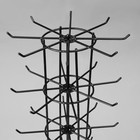 Вертушка, 5 ярусов по 8 крючков, 20×20×60, цвет чёрный - Фото 4