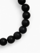 Браслет «Агат чёрный», шар №10, чёрный - Фото 2