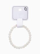 Браслет из бусин «Кварц белый», d=5.5 см, шар №6, белый - Фото 4