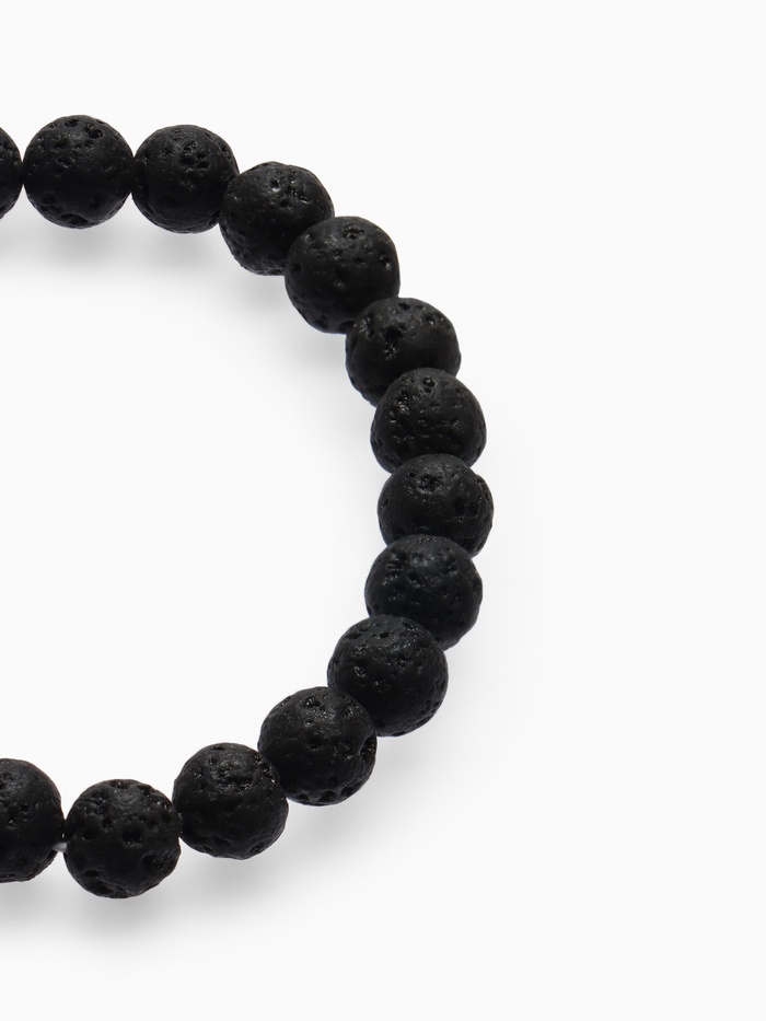 Браслет «Лава», шар №8, чёрный - Фото 1