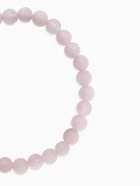 Набор браслетов из бусин «Кварц розовый и Аквамарин», 2 шт. шар №6 - Фото 5