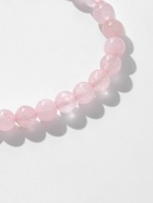 Браслеты парные «Кварц розовый и Аквамарин», 2 шт. шар №6 - Фото 9