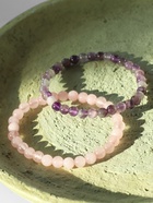 Набор браслетов «Кварц розовый и Аметист», 2 шт. шар №6 - Фото 6