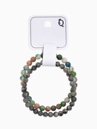 Набор браслетов из бусин «Лабрадор и Яшма», 2 шт. шар №6 - Фото 7