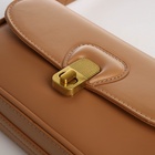 Сумка женская багет TEXTURA на молнии, 21×6×11 см, светло-коричневая - Фото 9