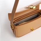 Сумка женская багет TEXTURA на молнии, 21×6×11 см, светло-коричневая - Фото 3