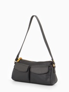 Сумка женская багет TEXTURA на молнии, 27×8×13 см, тёмно-серая - Фото 4