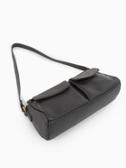 Сумка женская багет TEXTURA на молнии, 27×8×13 см, тёмно-серая - Фото 9