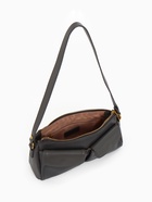 Сумка женская багет TEXTURA на молнии, 27×8×13 см, тёмно-серая - Фото 3