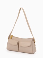 Сумка женская багет TEXTURA на молнии, 27×8×13 см, бежевая - Фото 3