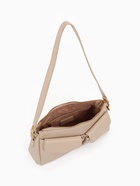 Сумка женская багет TEXTURA на молнии, 27×8×13 см, бежевая - Фото 4