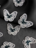 Аппликация для одежды «Бабочка», текстильная, 5×4 см, 10 шт., зеленая, белая - Фото 2