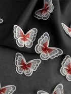 Аппликация для одежды «Бабочка», текстильная, 5×4 см, 10 шт., красная, белая - Фото 2