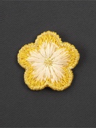 Аппликация для одежды «Цветок», текстильная, 2.8×2.8 см, 10 шт., жёлтая, белая - Фото 3