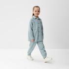 Костюм детский KAFTAN Velvet, размер 32 (110-116 см), голубой - Фото 5