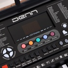 Синтезатор DENN DEK602, 61 клавиша, компактный, черный - Фото 3