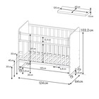 Кровать детская Фея 702 Воздушное приключение, белый - Фото 4