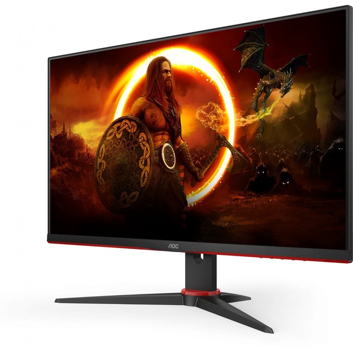 Монитор AOC 23.8" Gaming 24G2SAE черный/красный VA LED 1ms 16:9 HDMI M/M матовая 350cd 178г   103389 - фото 51535200