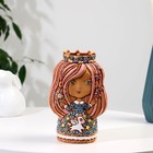 Сувенир  керамика  "Девочка-фея" с единорогом светлая (Ваза), h=22см V=1л - фото 321206363
