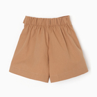 Юбка-шорты для девочки MINAKU, цвет коричневый, рост 128 см - Фото 5