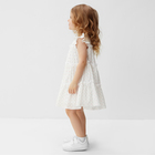 Платье для девочки MINAKU, цвет белый, рост 98 см - Фото 2