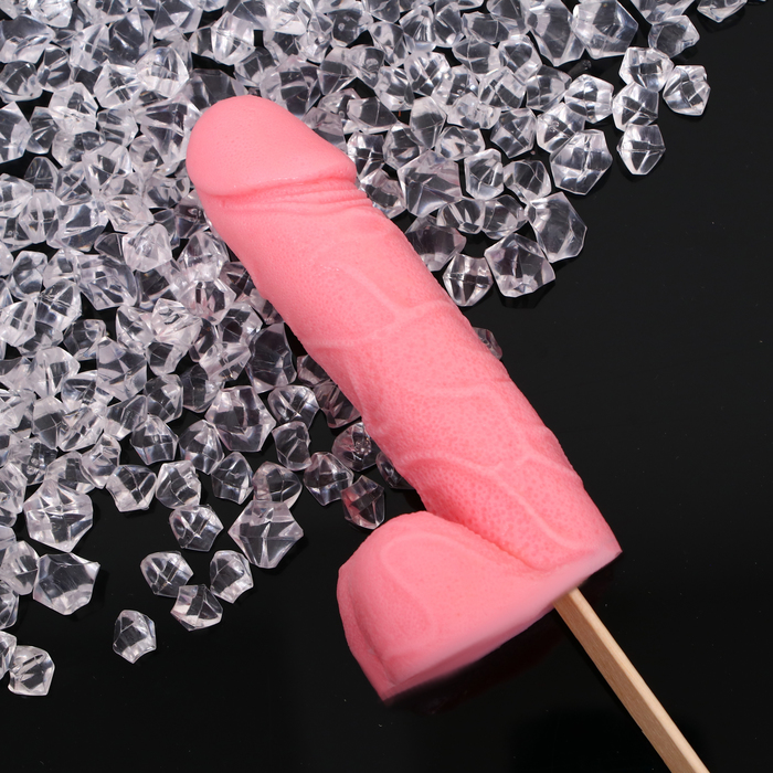 Мармелад на палочке "Мега Мистер" розовый 100 г - Фото 1