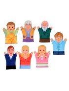 Домашний кукольный театр «Семья», 7 кукол-перчаток 10363926