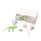 Настольная игра «Раскопки. Набор юного палеонтолога», 5 динозавров - фото 9346378