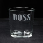 Набор «Босс», стакан стеклянный 250 мл, камни для виски, щипцы - фото 4430635