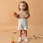 Шорты для девочки «Крошка Я» Olives, размер 74-80, молочный - Фото 2