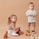 Шорты для девочки «Крошка Я» Olives, размер 74-80, молочный - Фото 3