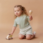 Шорты для девочки «Крошка Я» Olives, размер 74-80, молочный - Фото 4