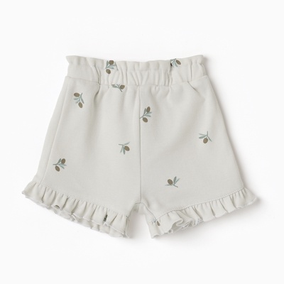 Шорты с рюшами «Крошка Я» Olives, рост 80-86, молочные