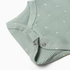 Боди с воланами «Крошка Я» Olives, рост 86-92, оливковое - фото 116611291