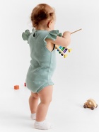 Боди с воланами Крошка Я Olives, р. 74-80, оливковый 10220829