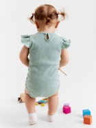 Боди с воланами Крошка Я Olives, р. 74-80, оливковый 10220829